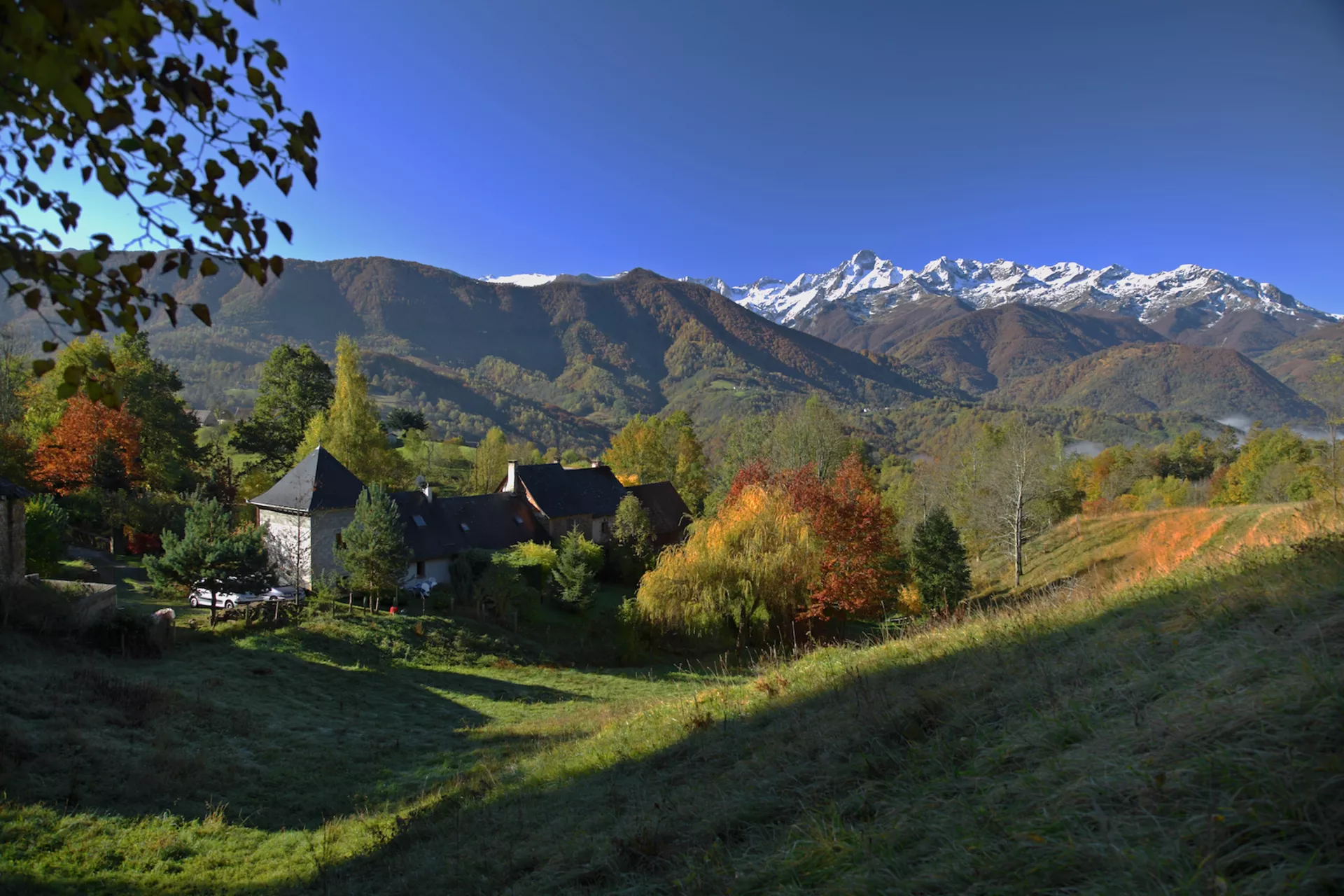 Anilac et le Mont Valier à l'automne