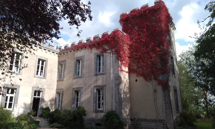 Einzigartiges Château mit Kutschenhaus und Schwimmbad. Gîte/B&B. Gut zu vermieten.